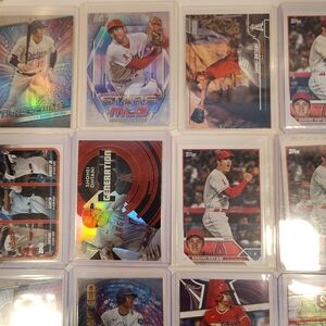 Angels Shohei Ohtani Baseball Card - Red and White